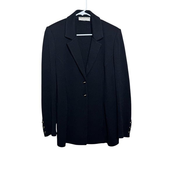 Vintage St. John Basics By Marie Gray Blazer Jacket - Picture 1 of 14